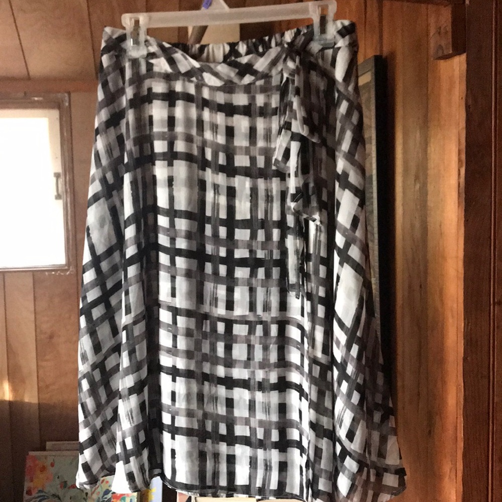 Midi Skirt With Tie